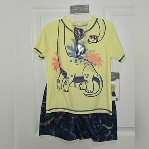Boys Yellow/Blue Berkley Jensen Dino 3-Pc Swim Set Size 5 New SEE PICTURES